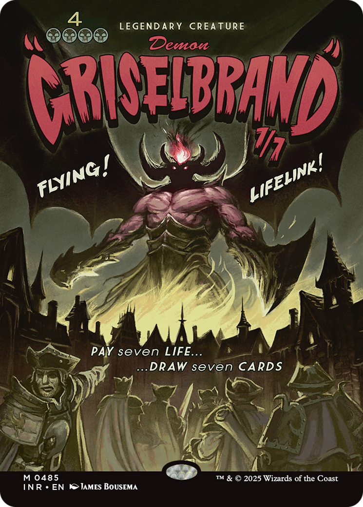 Image of Griselbrand (Showcase) (INR-485) - Innistrad Remastered: (Showcase) (Borderless) Foil