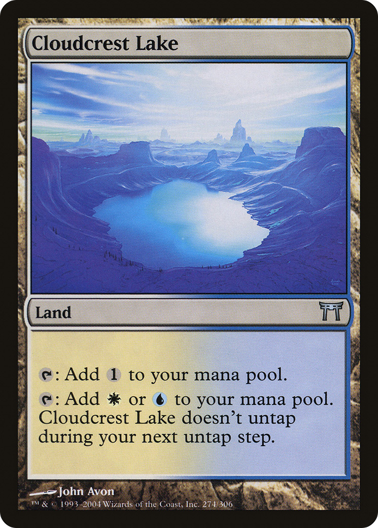 Image of Cloudcrest Lake (CHK-274) - Champions of Kamigawa Foil