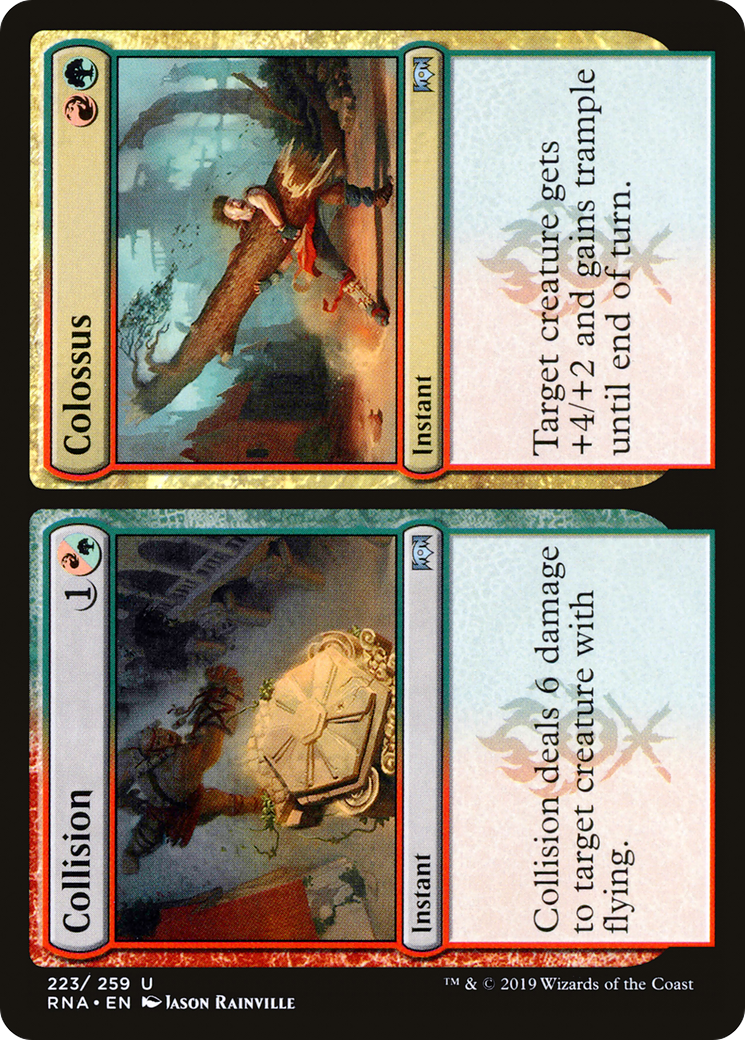 Image of Collision // Colossus (RNA-223) - Ravnica Allegiance