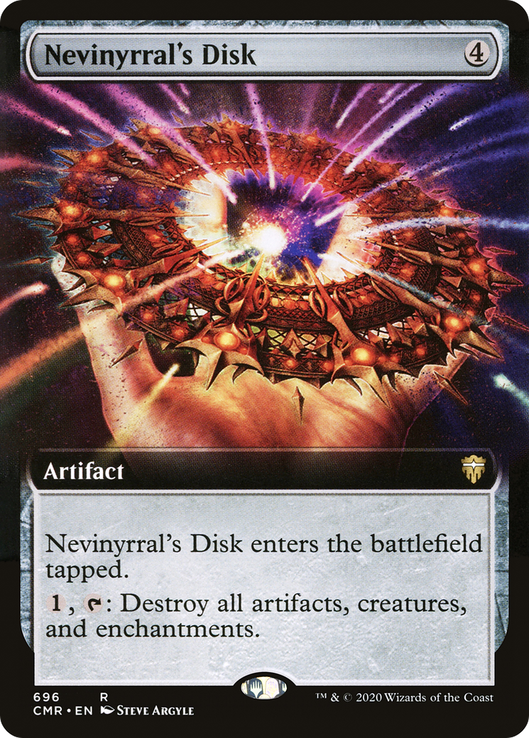Image of Nevinyrral's Disk (Extended Art) (CMR-696) - Commander Legends: (Extended Art) Foil