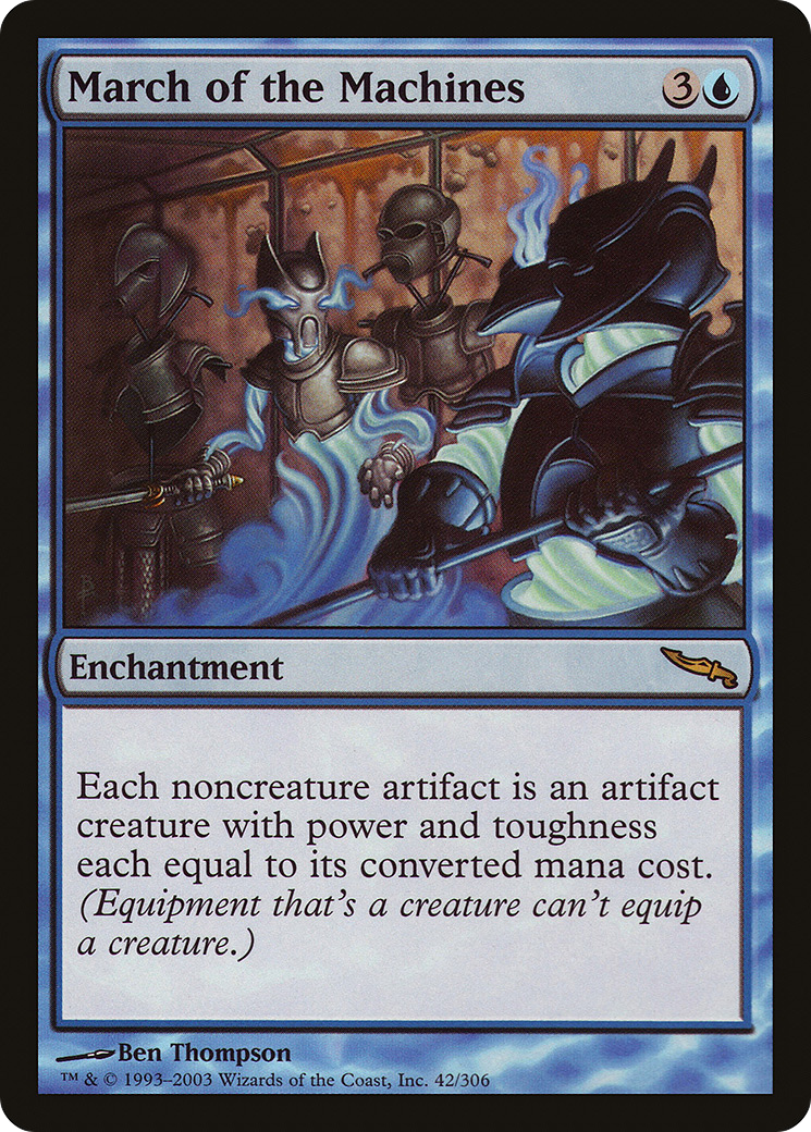 Image of March of the Machines (MRD-042) - Mirrodin Foil