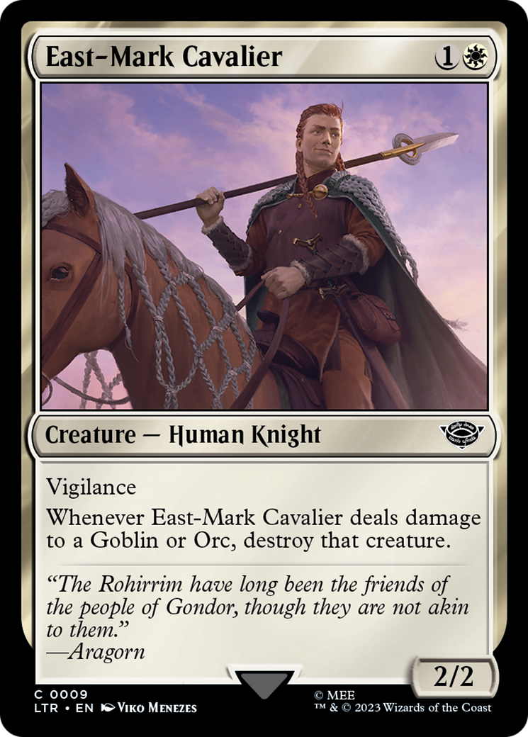 Image of East-Mark Cavalier (LTR-009) - The Lord of the Rings: Tales of Middle-earth