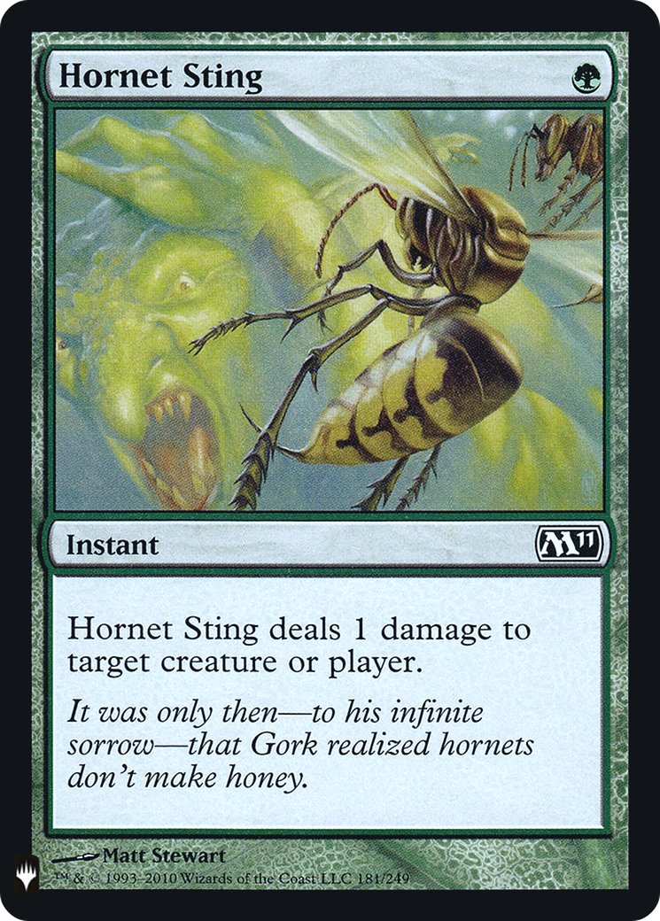 Image of Hornet Sting (LIST-M11-181) - The List Foil