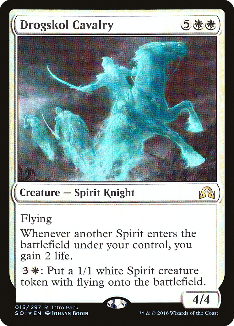 Image of Drogskol Cavalry (UMP-015) - Shadows over Innistrad Promos Foil