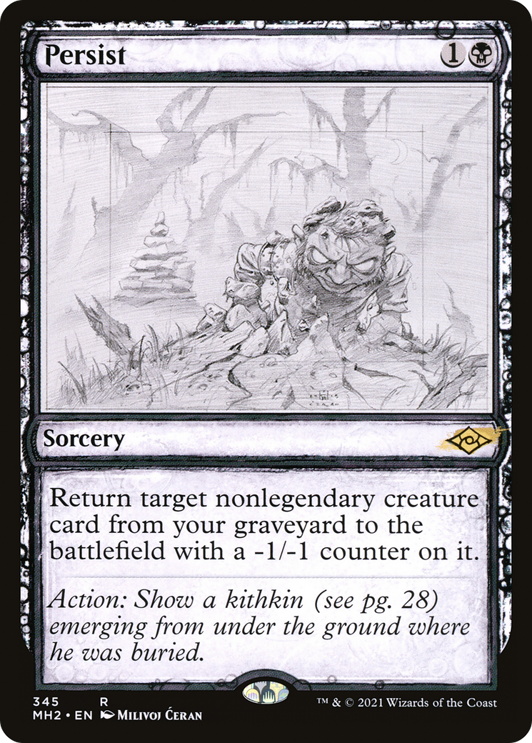 Image of Persist (Showcase) (MH2-345) - Modern Horizons 2: (Showcase) Foil