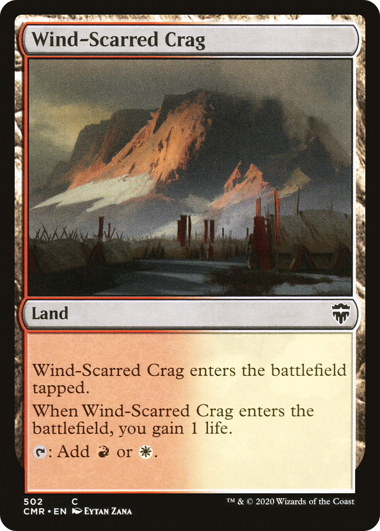 Image of Wind-Scarred Crag (CMR-502) - Commander Legends