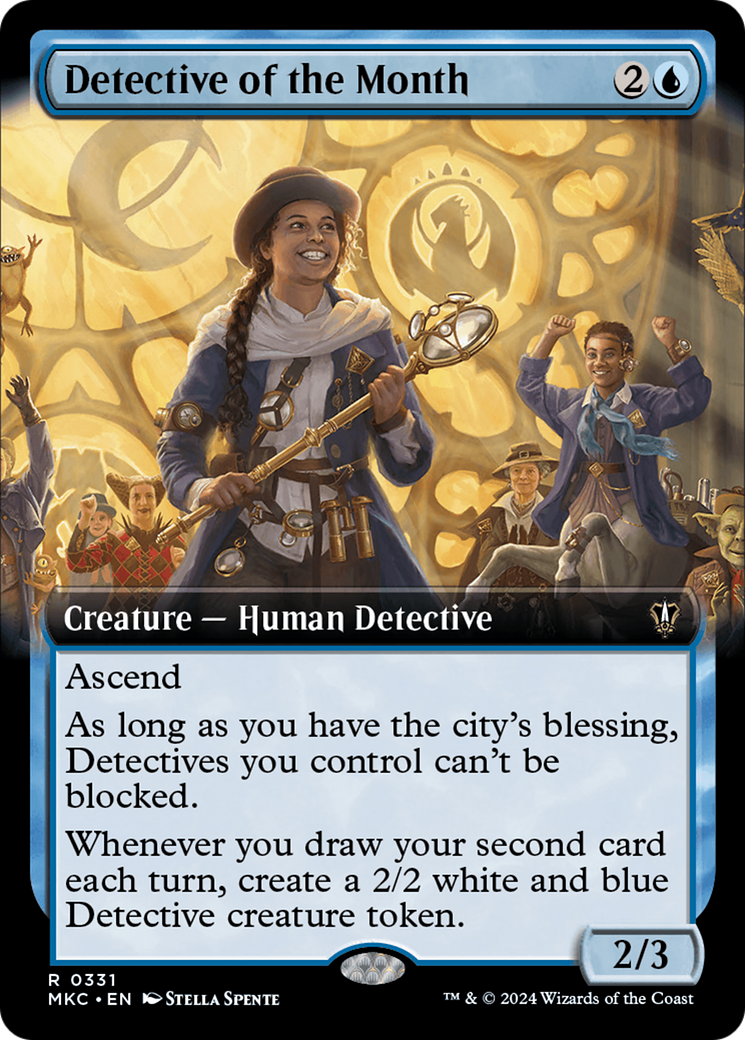 Image of Detective of the Month (Extended Art) (MKC-331) - Murders at Karlov Manor Commander: (Extended Art)