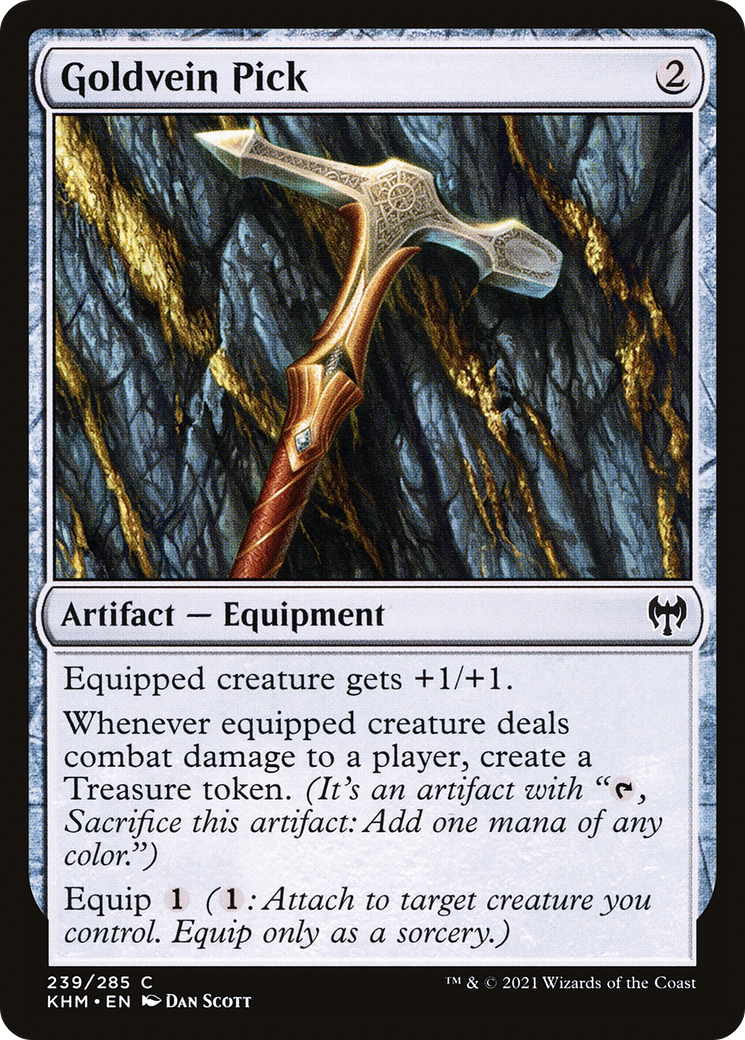 Image of Goldvein Pick (KHM-239) - Kaldheim Foil