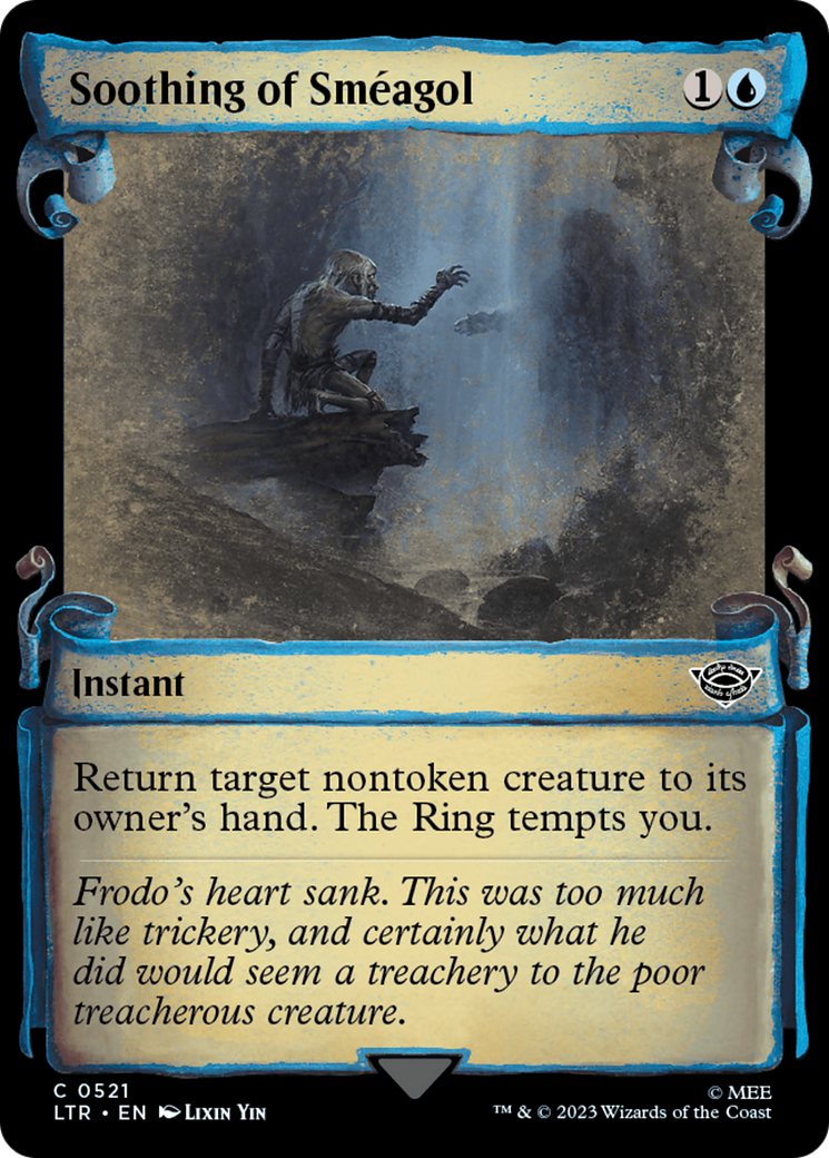 Image of Soothing of Smeagol (Showcase Scrolls) (LTR-521) - The Lord of the Rings: Tales of Middle-earth: (Showcase)