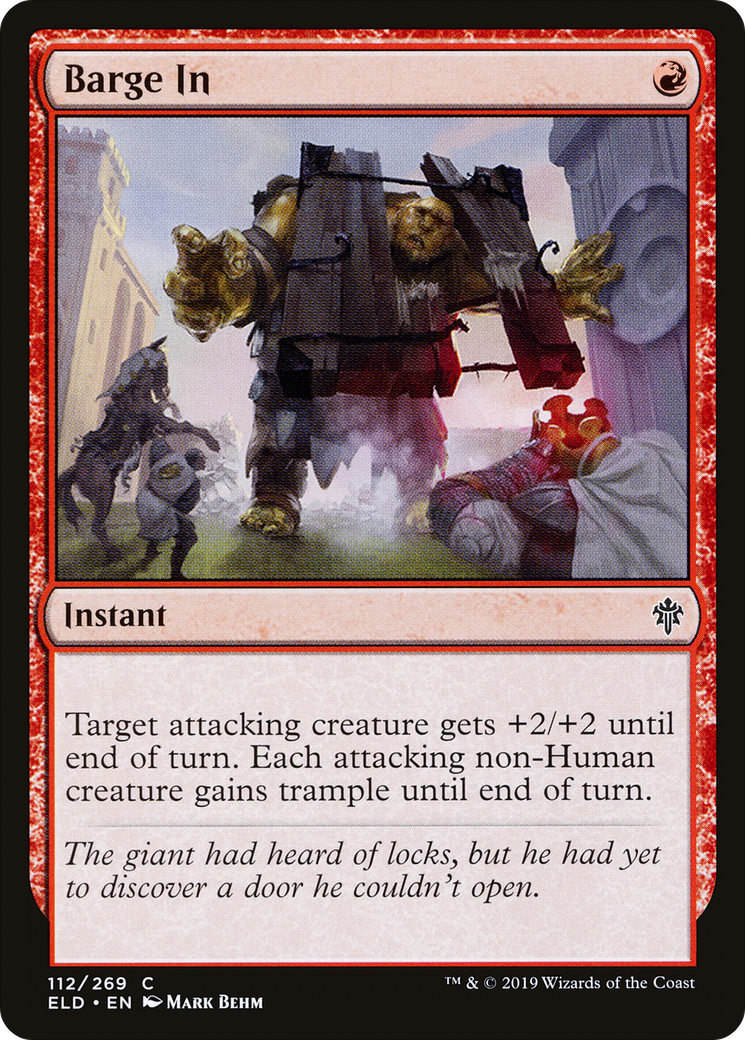 Image of Barge In (ELD-112) - Throne of Eldraine