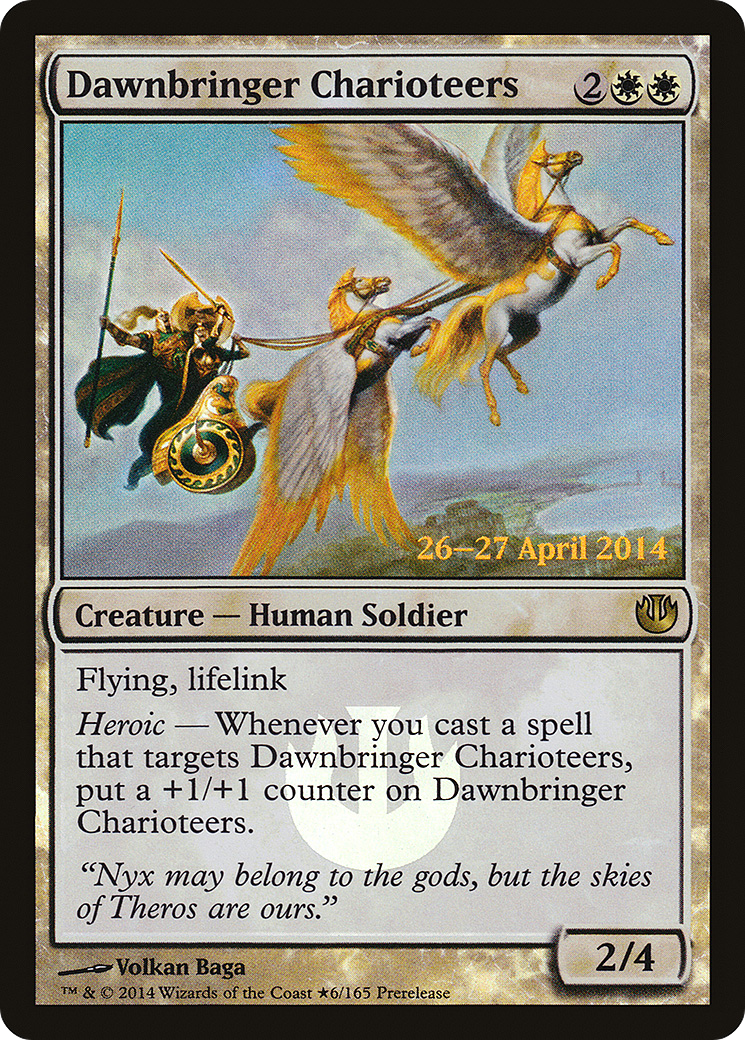 Image of Dawnbringer Charioteers (PRE-006) - Journey into Nyx Promos Foil