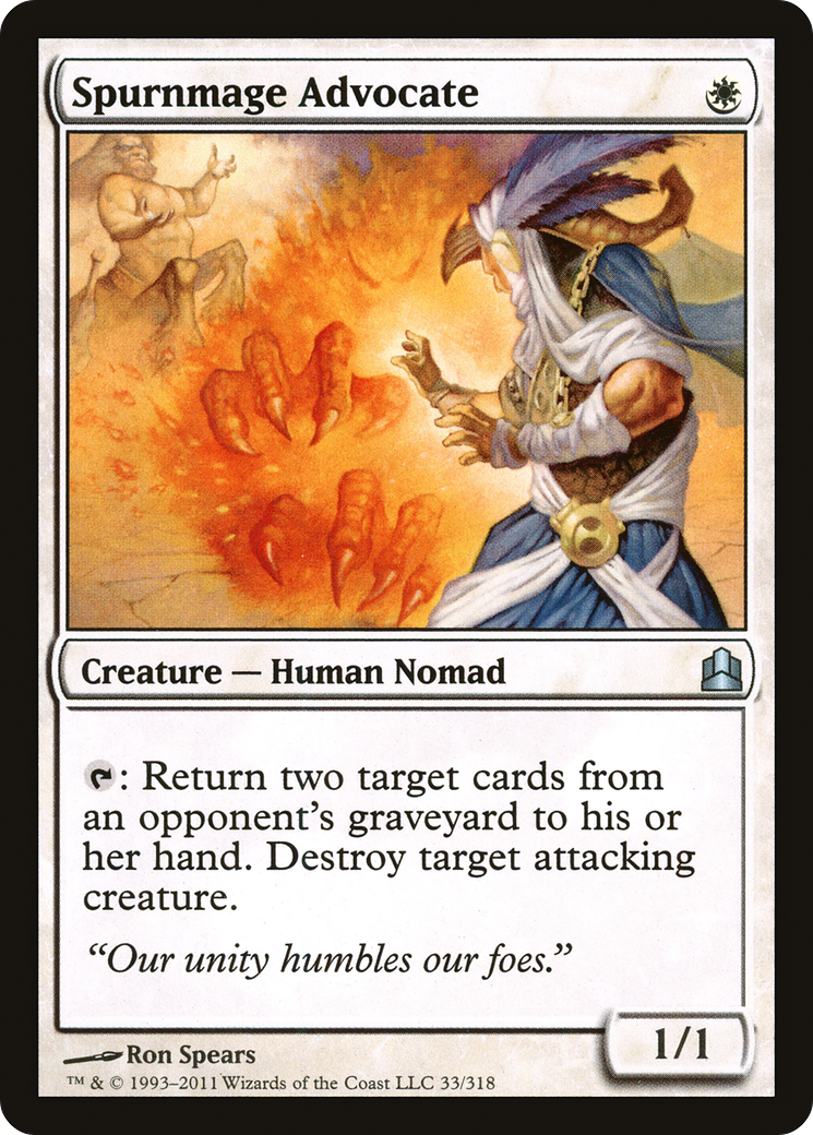 Image of Spurnmage Advocate (CMD-033) - Commander 2011