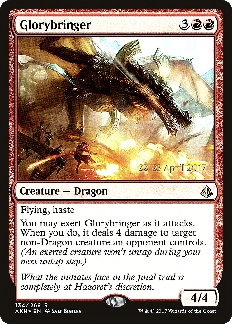 Image of Glorybringer (PRE-134S) - Amonkhet Promos Foil