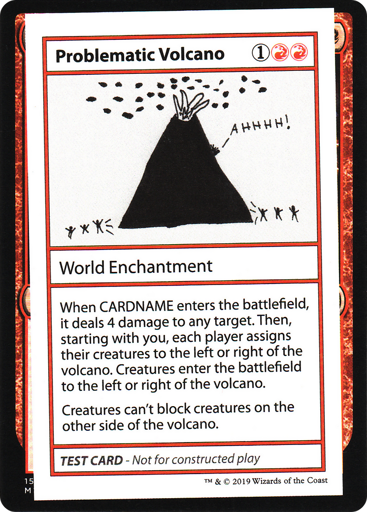 Image of Problematic Volcano (No PW Symbol) (CMB1-) - Mystery Booster Playtest Cards 2021