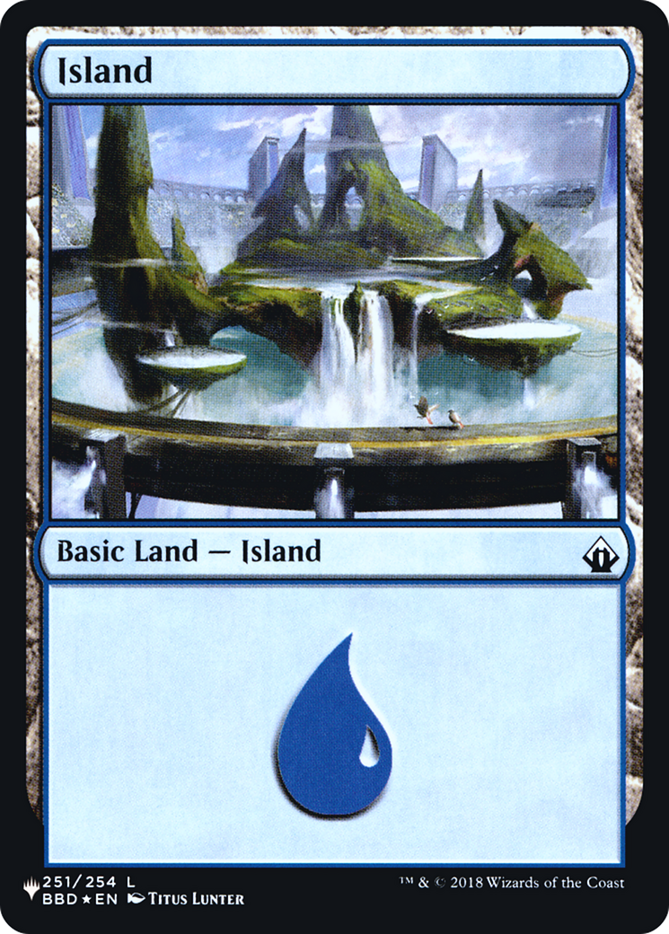 Image of Island (BBD) (LIST-BBD-251) - The List Foil