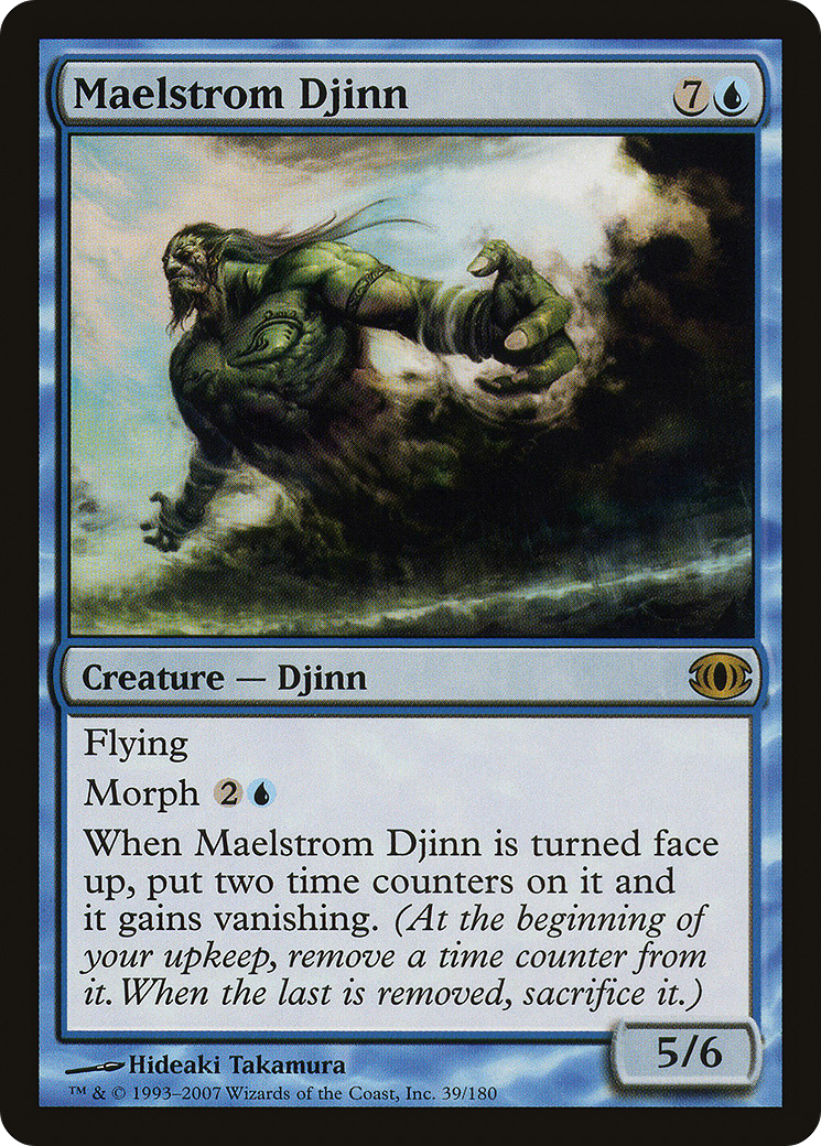 Image of Maelstrom Djinn (FUT-039) - Future Sight Foil