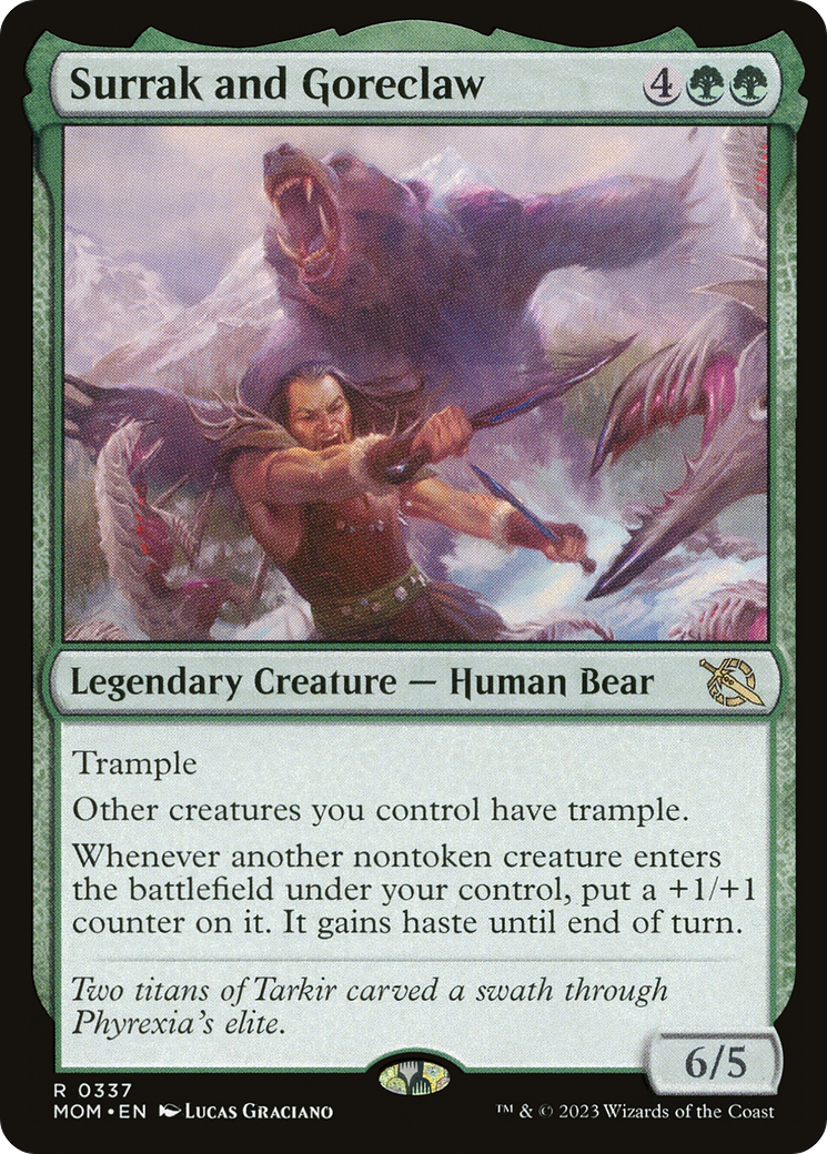 Image of Surrak and Goreclaw (MOM-337) - March of the Machine