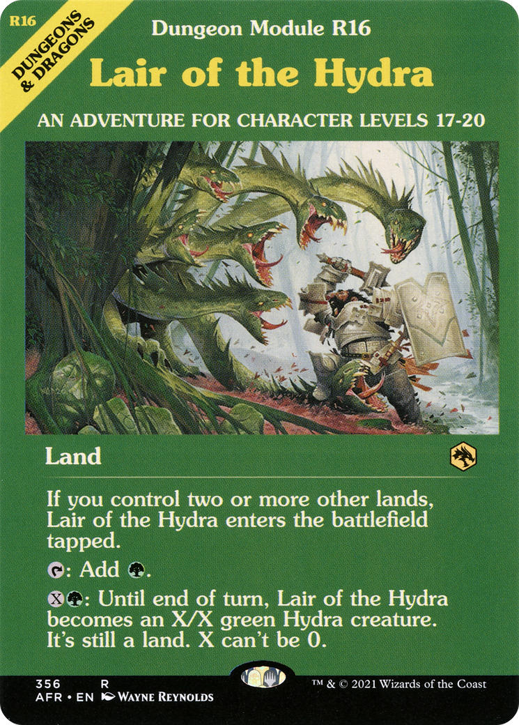 Image of Lair of the Hydra (Dungeon Module) (AFR-356) - Adventures in the Forgotten Realms: (Showcase)
