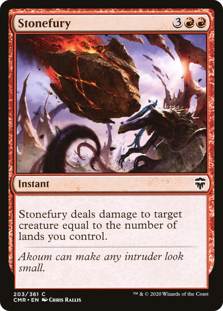 Image of Stonefury (CMR-203) - Commander Legends