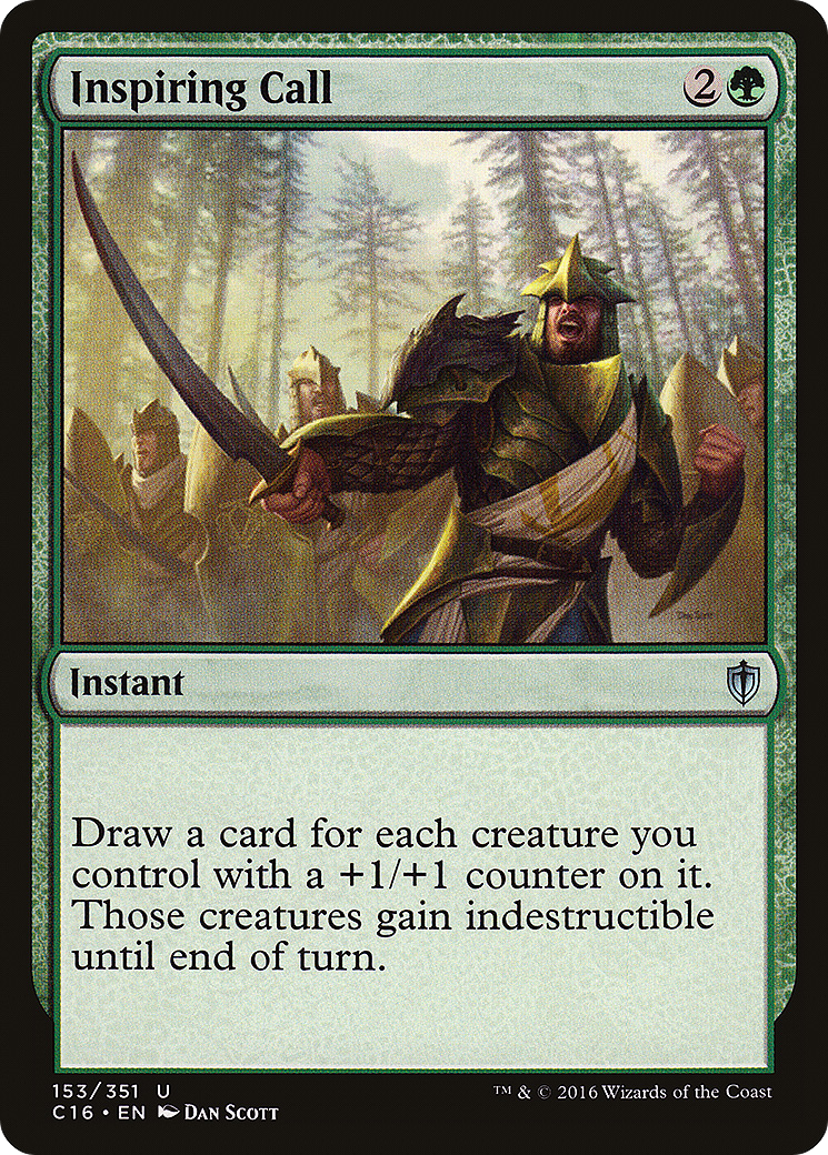 Image of Inspiring Call (C16-153) - Commander 2016