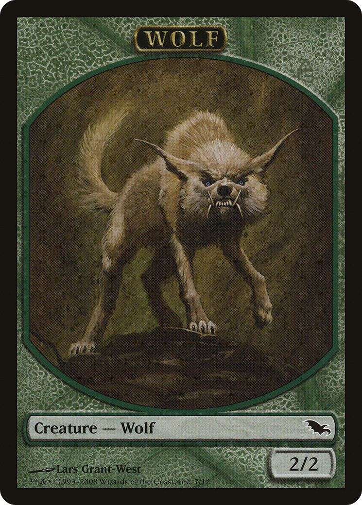 Image of Wolf (SHM-007) - Shadowmoor Tokens