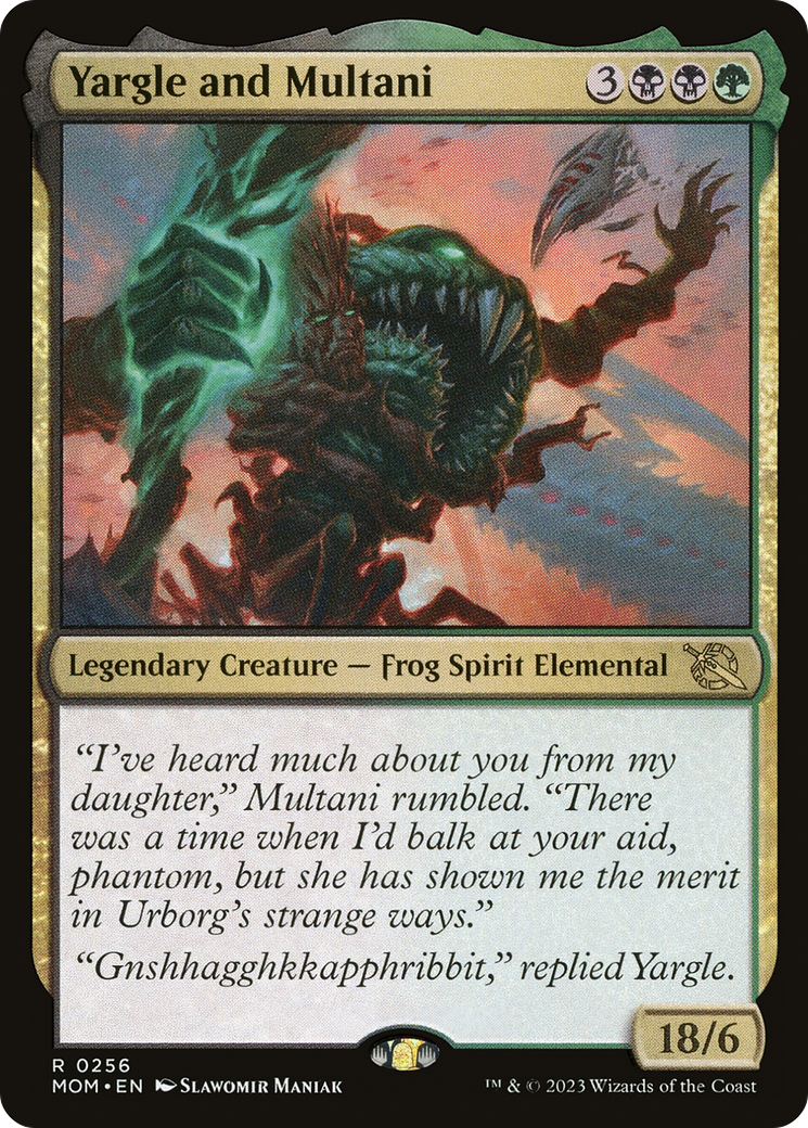 Image of Yargle and Multani (MOM-256) - March of the Machine Foil