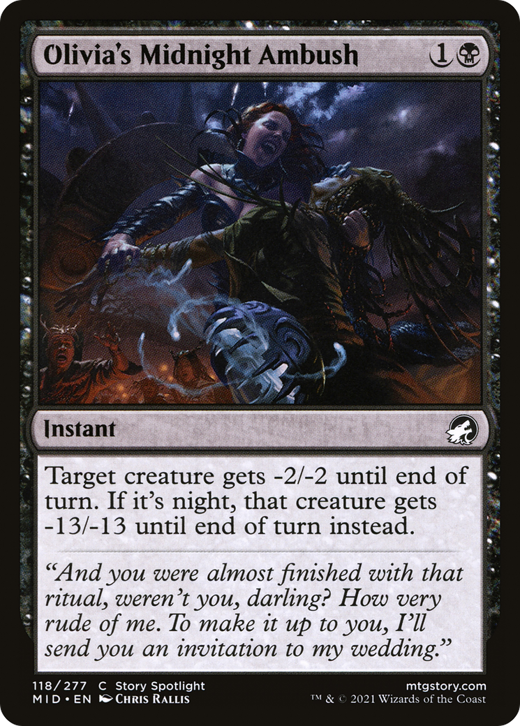 Image of Olivia's Midnight Ambush (MID-118) - Innistrad: Midnight Hunt