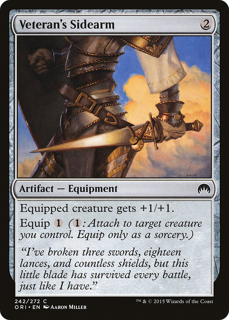 Image of Veteran's Sidearm (ORI-242) - Magic Origins Foil