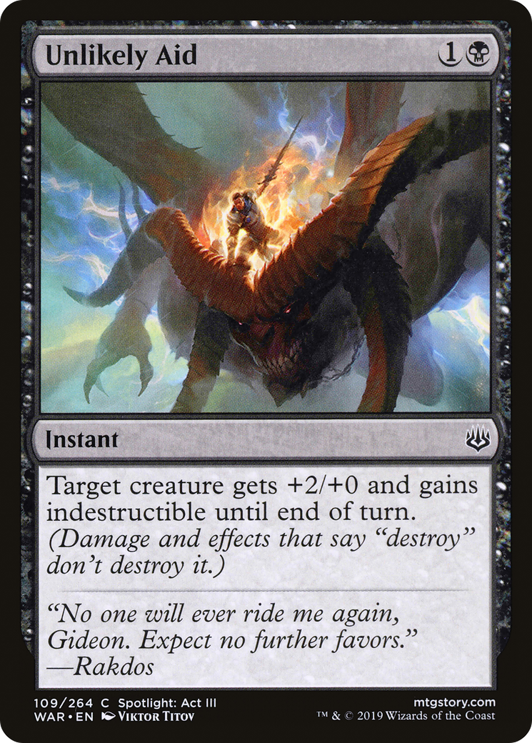 Image of Unlikely Aid (WAR-109) - War of the Spark