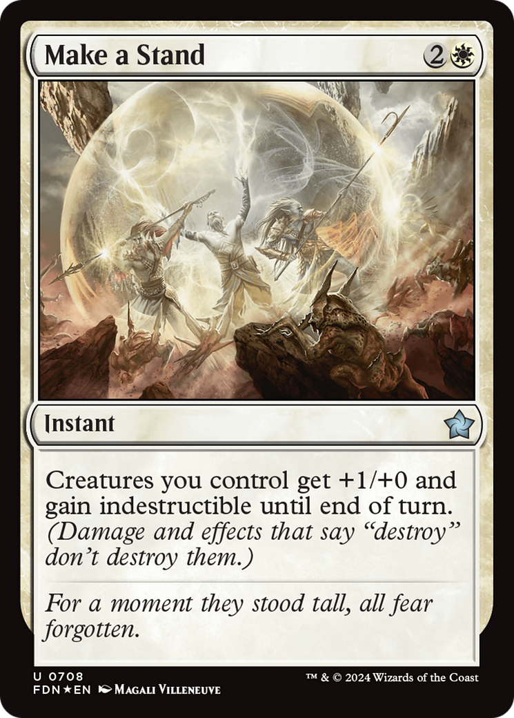 Image of Make a Stand (FDN-708) - Foundations Foil
