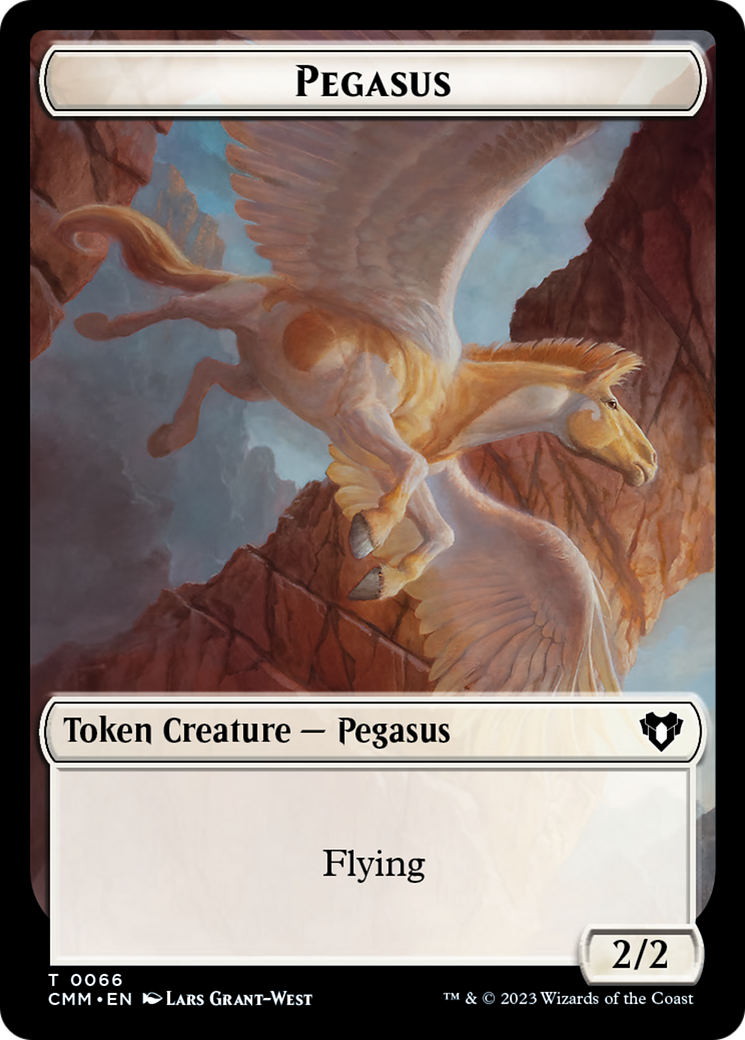 Image of Pegasus (TCMM-066) - Commander Masters Tokens
