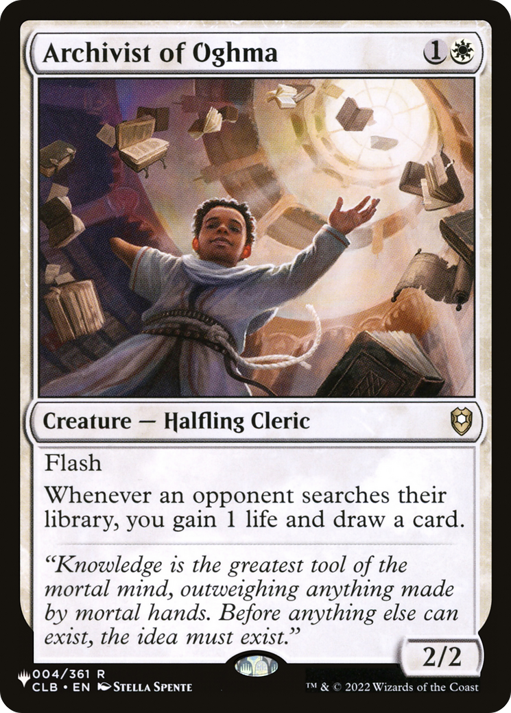 Image of Archivist of Oghma (LIST-CLB-4) - The List