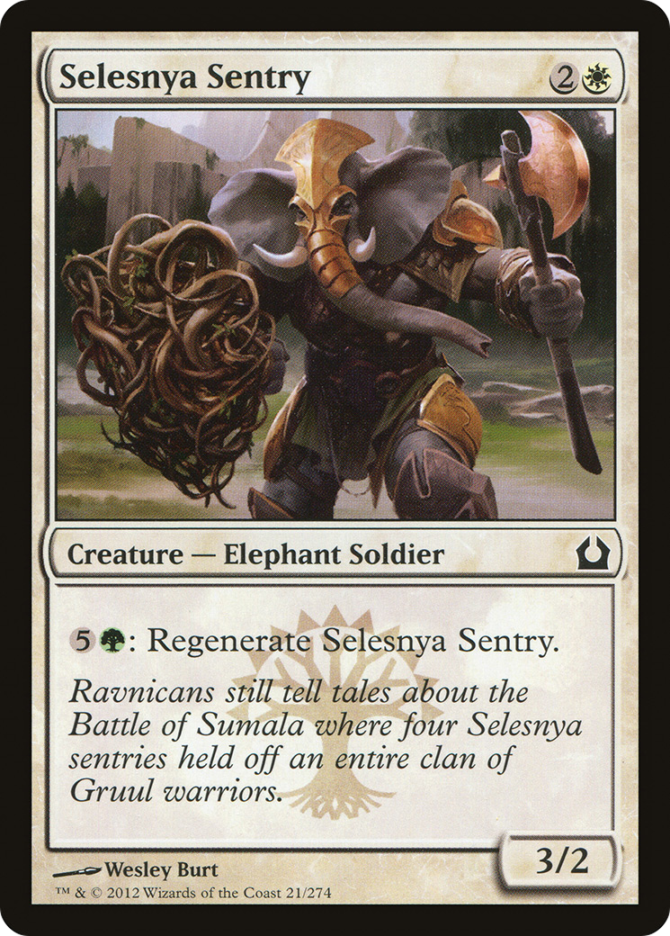 Image of Selesnya Sentry (RTR-021) - Return to Ravnica