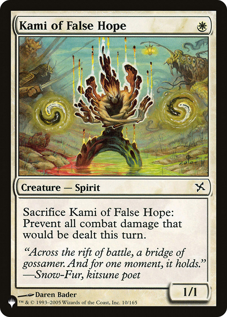 Image of Kami of False Hope (LIST-BOK-10) - The List