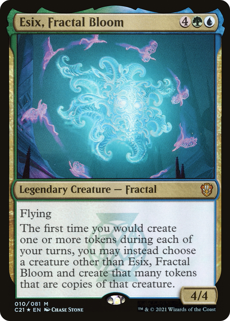 Image of Esix, Fractal Bloom (C21-010) - Commander 2021 Foil