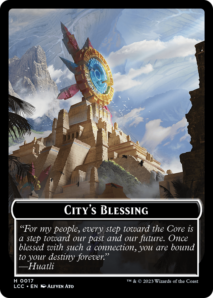 Image of City's Blessing (TLCC-017) - The Lost Caverns of Ixalan Commander Tokens