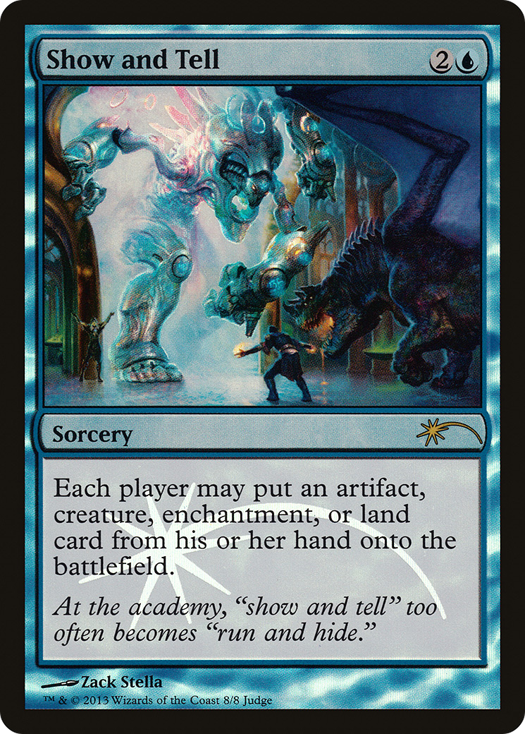 Image of Show and Tell (JDG-008) - Judge Gift Cards 2013 Foil