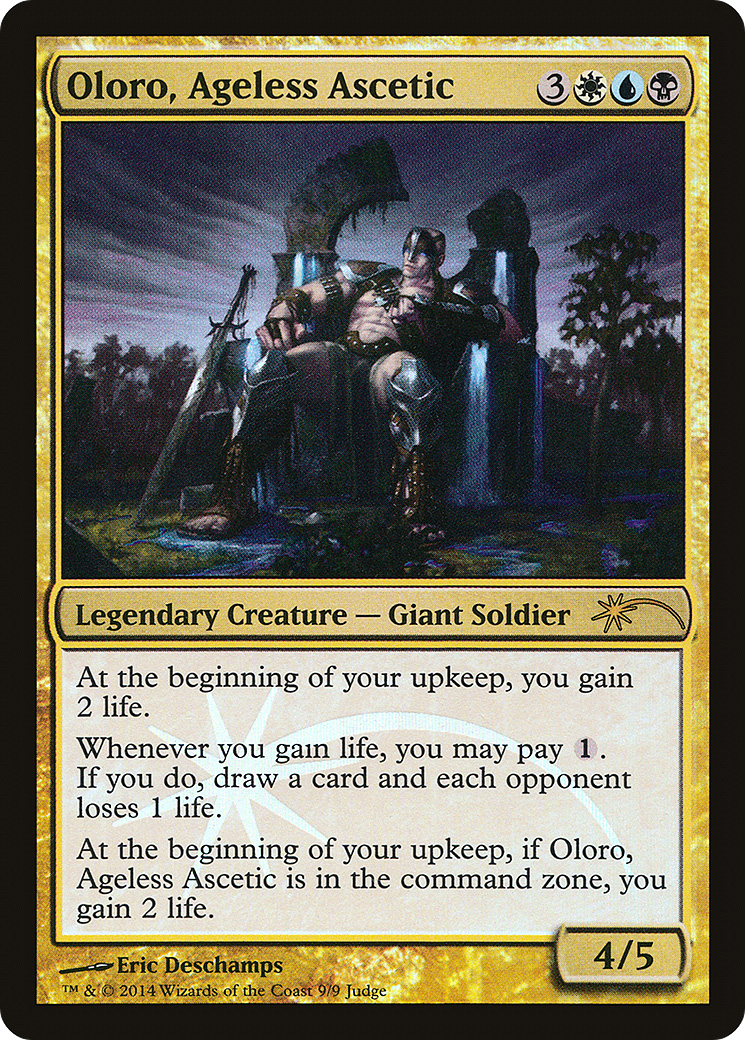 Image of Oloro, Ageless Ascetic (JDG-009) - Judge Gift Cards 2014 Foil