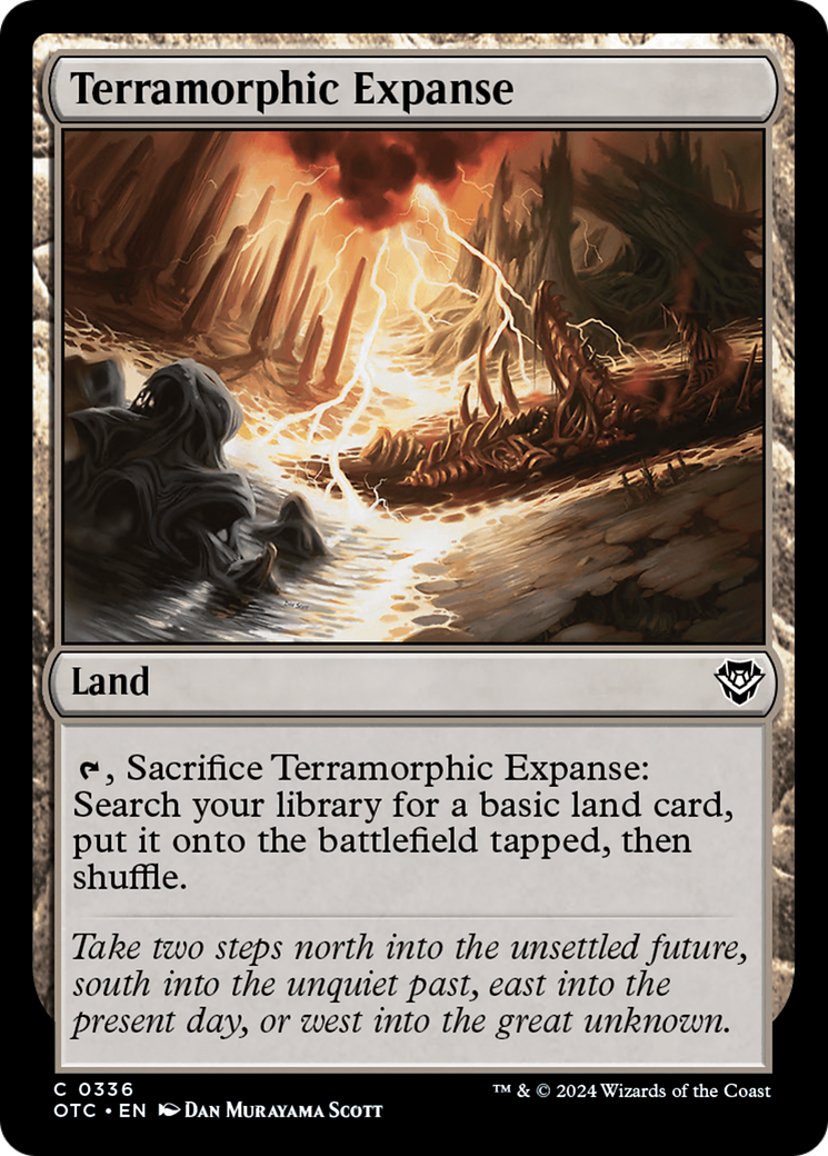 Image of Terramorphic Expanse (OTC-336) - Outlaws of Thunder Junction Commander