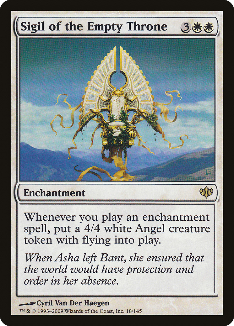 Image of Sigil of the Empty Throne (CON-018) - Conflux Foil