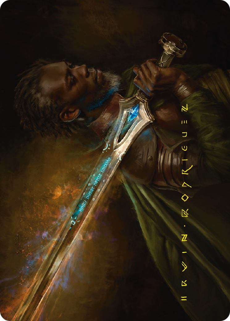 Image of Andúril, Flame of the West // Andúril, Flame of the West (ALTR-028) - Tales of Middle-earth Art Series (Borderless) Foil
