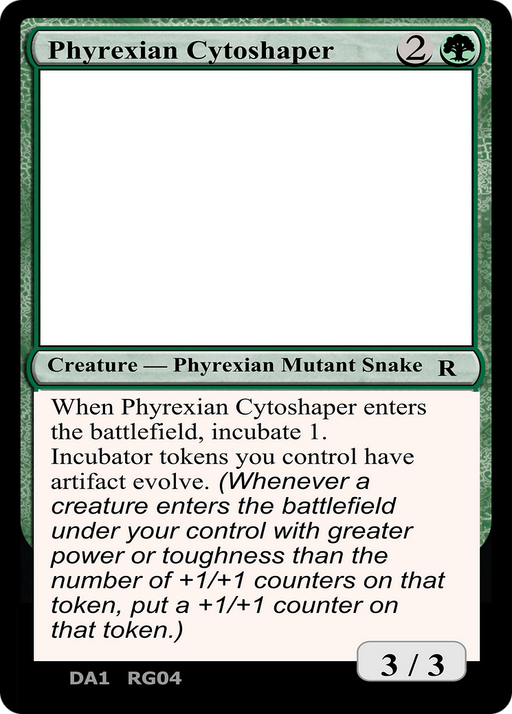 Image of Phyrexian Cytoshaper (UNK-RG04) - Unknown Event