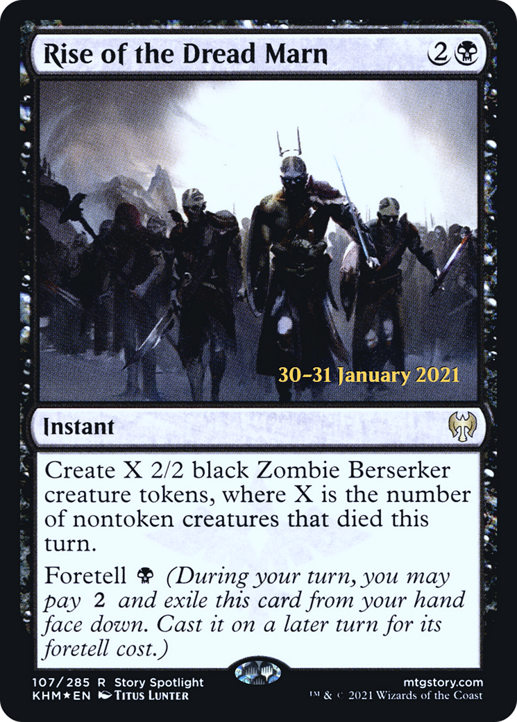 Image of Rise of the Dread Marn (PRE-107S) - Kaldheim Promos Foil