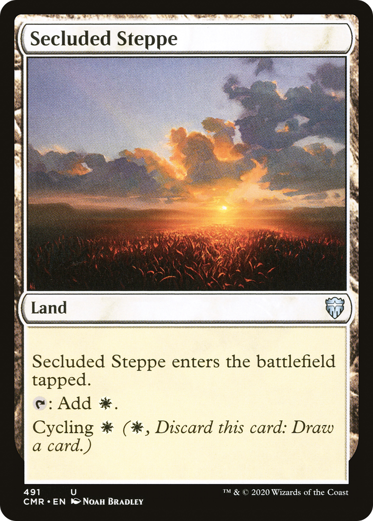 Image of Secluded Steppe (CMR-491) - Commander Legends