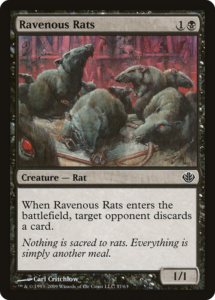 Image of Ravenous Rats (DDD-037) - Duel Decks: Garruk vs. Liliana
