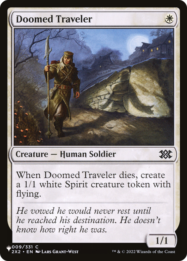 Image of Doomed Traveler (2X2) (LIST-2X2-9) - The List