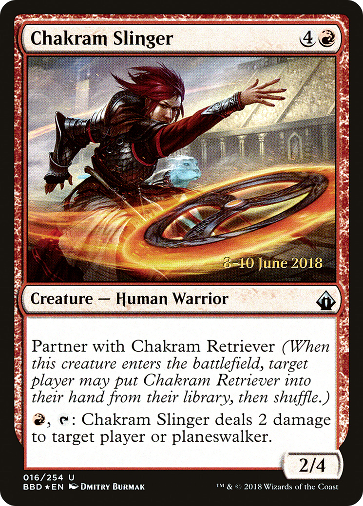 Image of Chakram Slinger (LARP-16S) - Battlebond Promos Foil