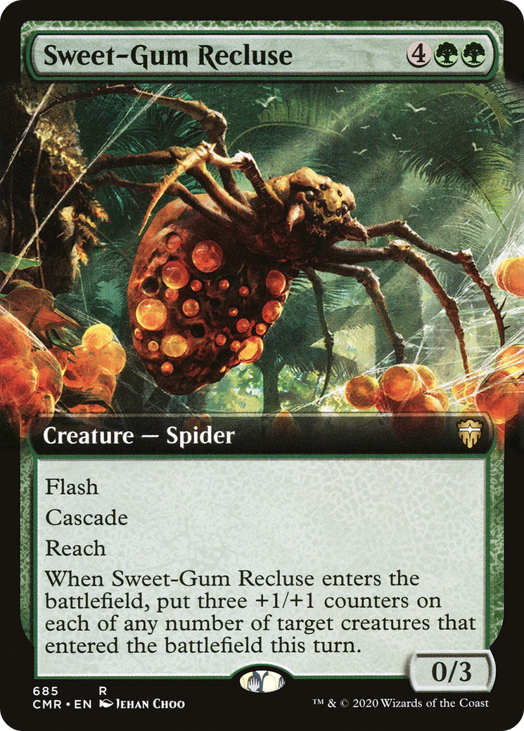 Image of Sweet-Gum Recluse (Extended Art) (CMR-685) - Commander Legends: (Extended Art) Foil
