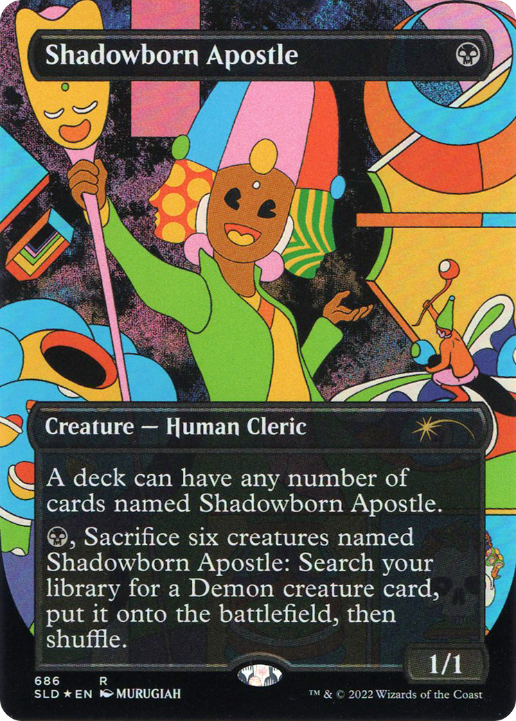 Image of Shadowborn Apostle (686) (SLD-686) - Secret Lair Drop (Borderless) Foil