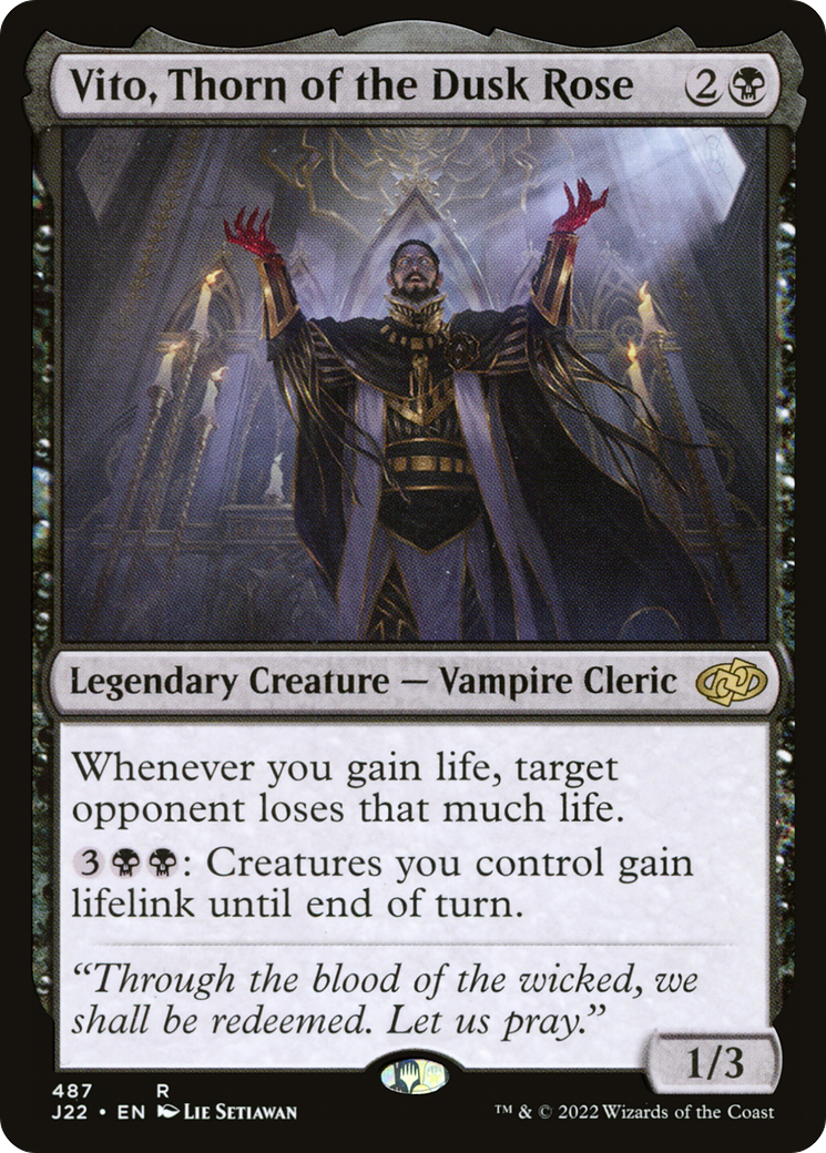 Image of Vito, Thorn of the Dusk Rose (J22-487) - Jumpstart 2022
